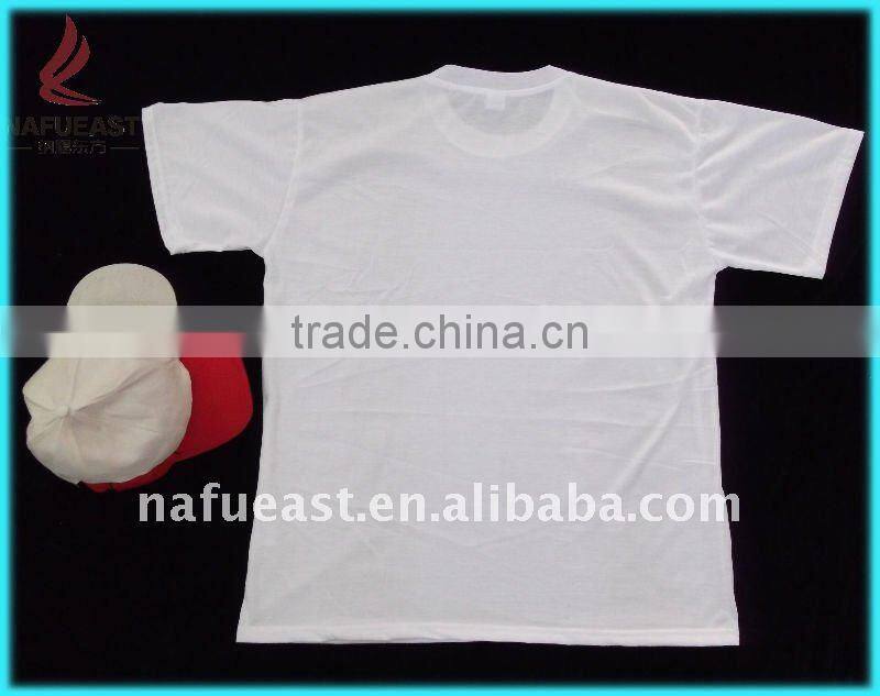 100% Polyester Sublimation T Shirt Without Printing
