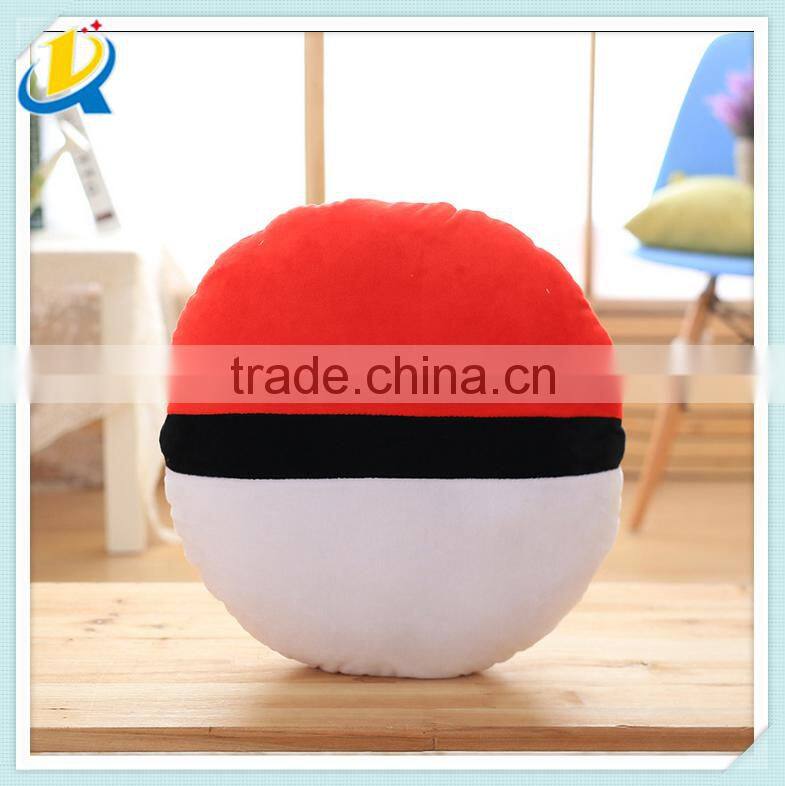 2016 hot selling pokemon pillow pokeball decorative pillow