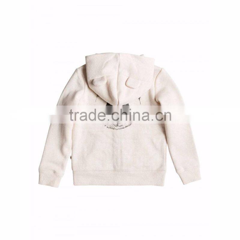 wholesale plain white hoodies 100% polyester zip up hoodies animal print hoodies