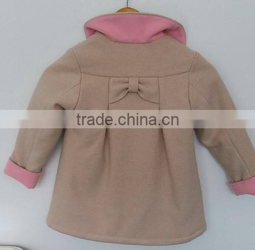 baby girl cute wool over coat for winter