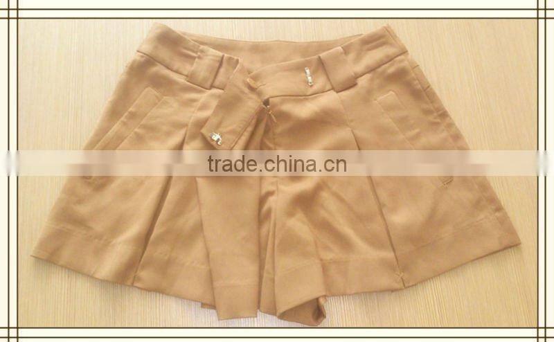 light brow women fashion pantskirt