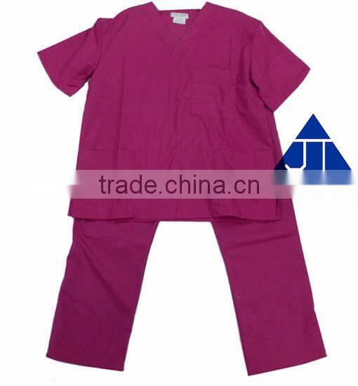 hospital standard unisex scrub uniform/clinic scrub set