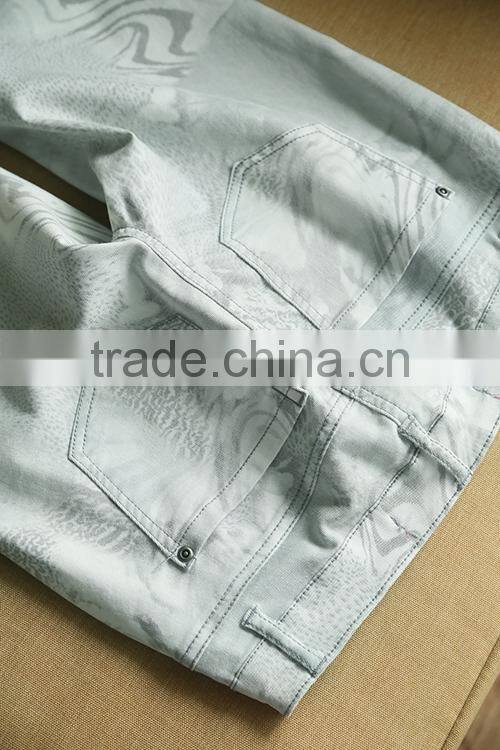 2015 new style pants tie dye jeans tie dye pants