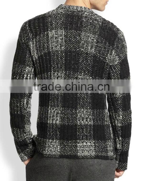 2015 male woollen fabric knitted pattern for man sweater