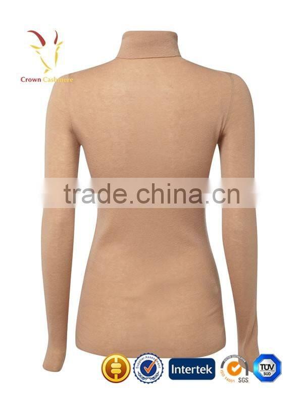 Women Korean Fashion Turtle Neck Top Pullover Sweater