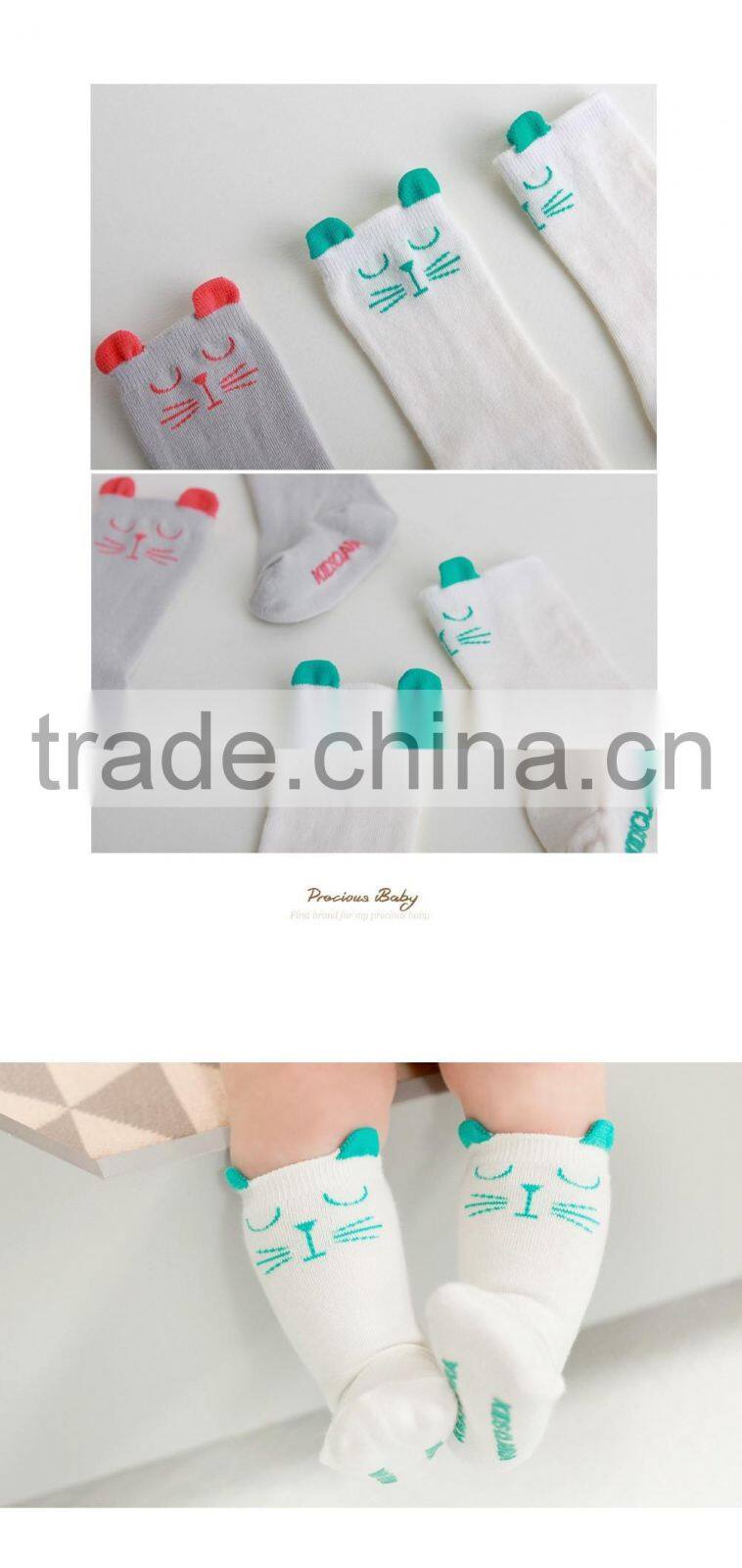 100% Cotton Baby Socks Slip-resistant Floor Socks Cartoon Kids Socks