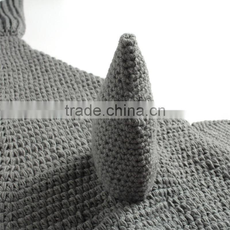 Newborn Baby Knit Beanie Costume Photo Photography Prop Crochet Hat Cap Outfits Mermaid