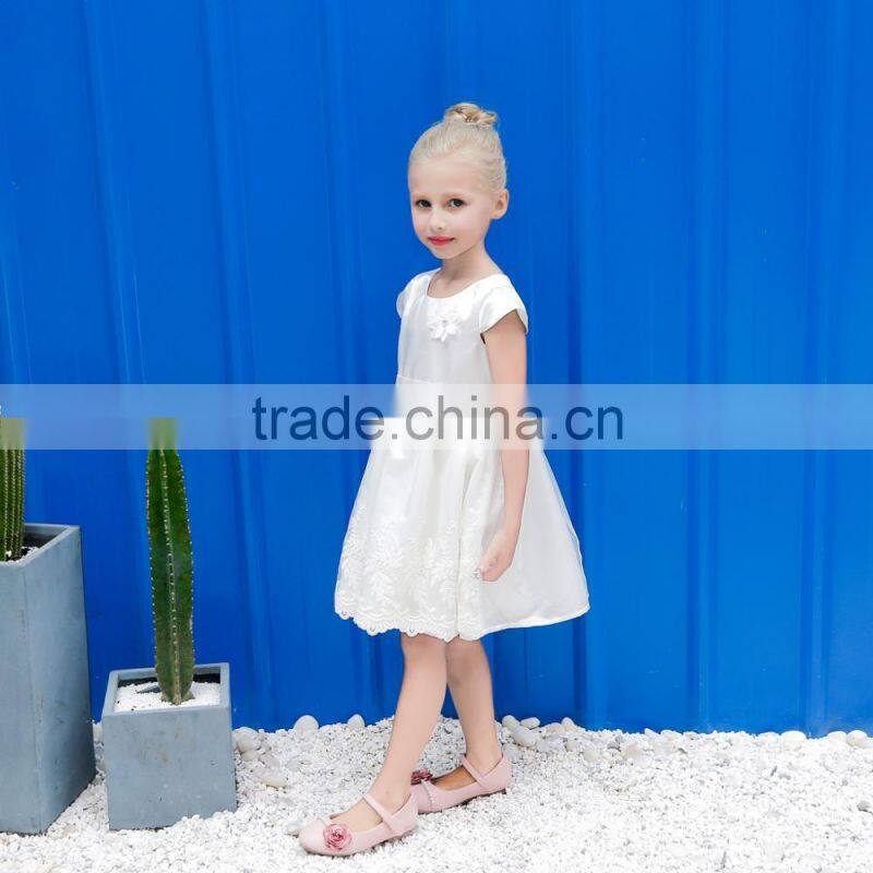 S17619A Summer Sleeveless Party Dress Kid Girl Princess Dress