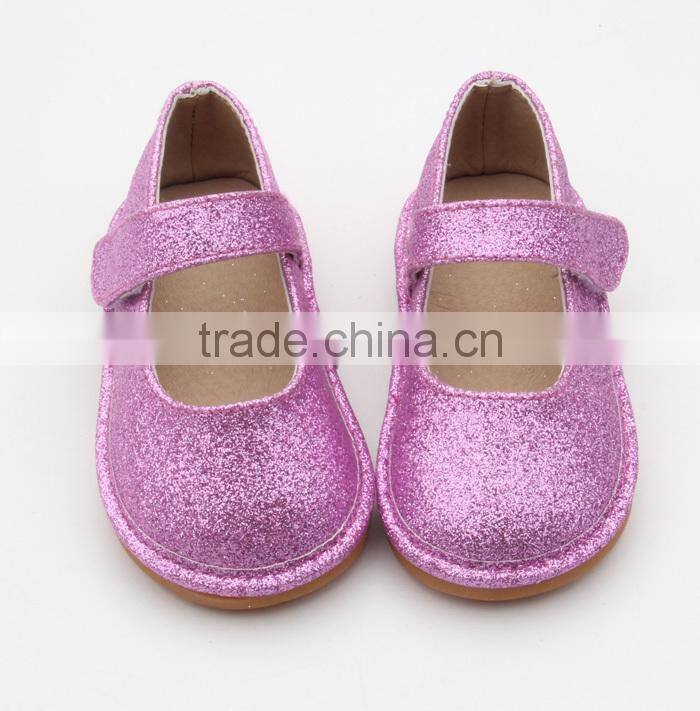 Wholesale high quality lovely fancy kids wholesale squeaky shoes