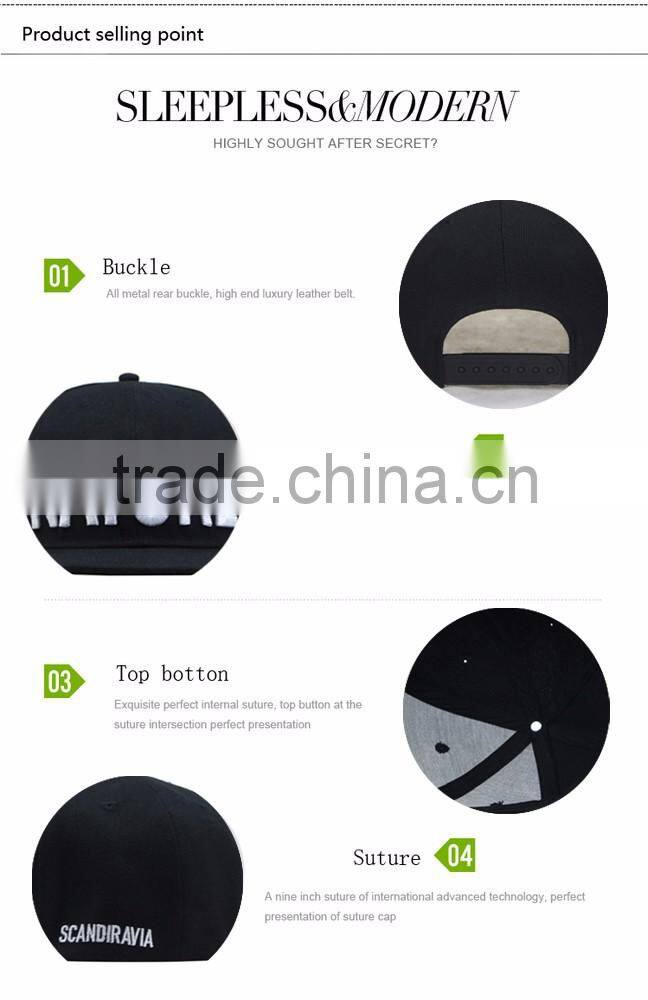 Wholesale Fashion plain blue baseball caps