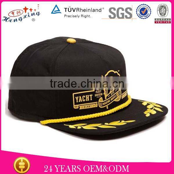 Polyester or cotton baseball cap with custom logo