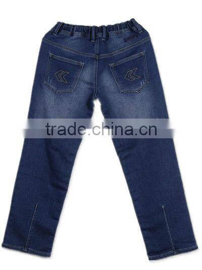comfortable mid blue kids boys denim elastane waistband jeans