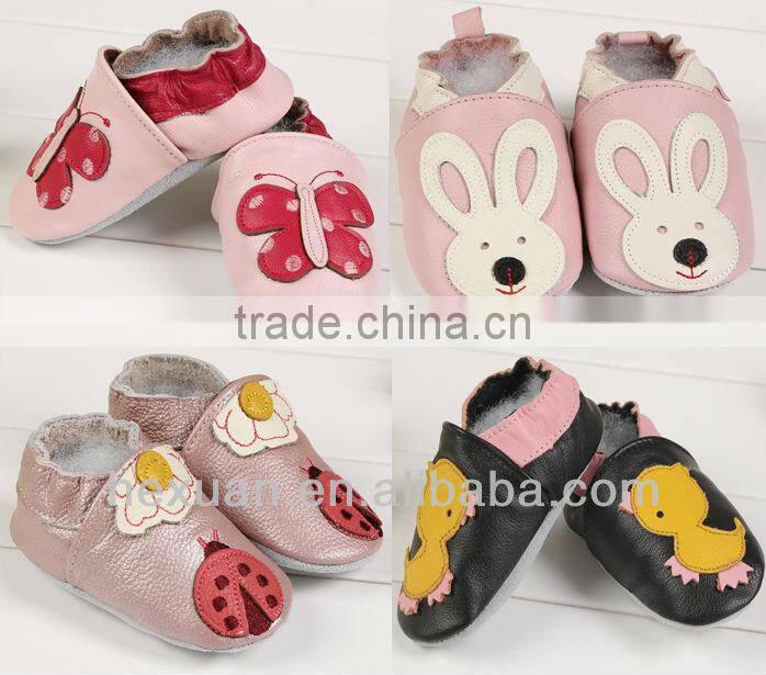 New design high quality hot-selling in European maket 2014 lovely kids leather shoes