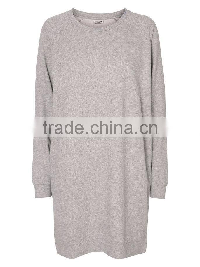 2016 Fashion Wholesale Routine Sweatshirt Ladies Plain Pullover Sweatshirt
