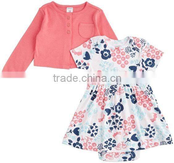 2017 Wholesale latest designs easter rabbit pattern children girl skirt