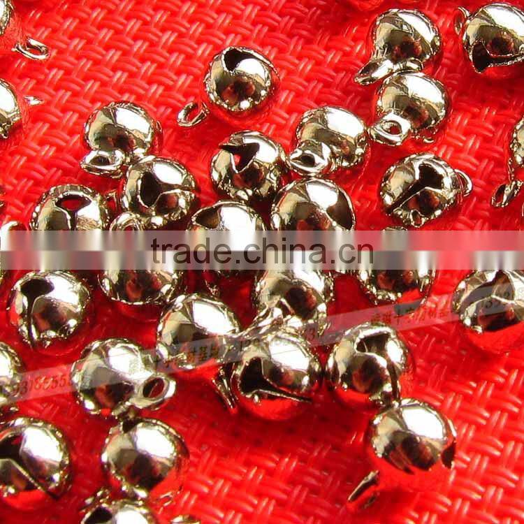 6mm Alloy Small Bells Crafts for Decoration 500 PCS / lot