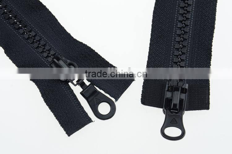 Cheap Accessory Open End Plastic Two Way Zipper
