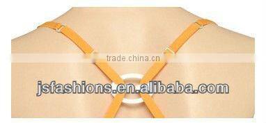 Heart shape metal anti-slippery bra strap hooks and eyes (JS-CR-35)