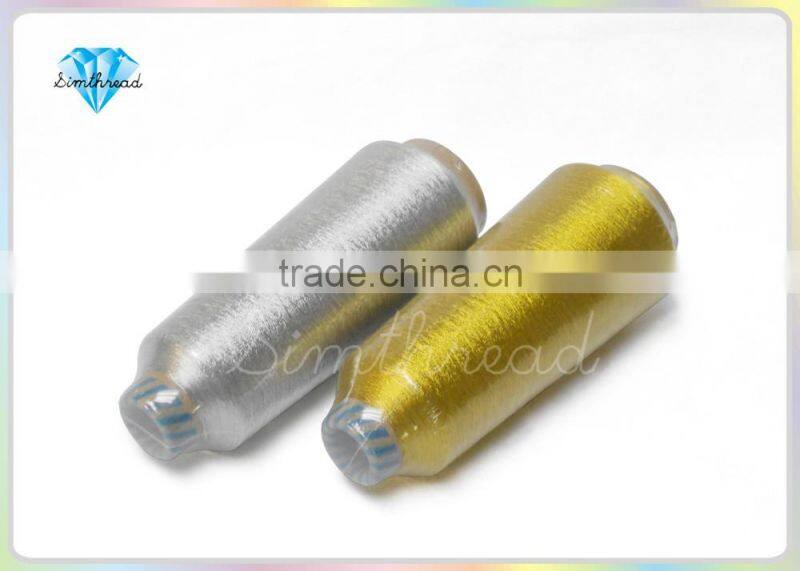 Pure Gold and Silver Color MS Metallic Embroidery Thread