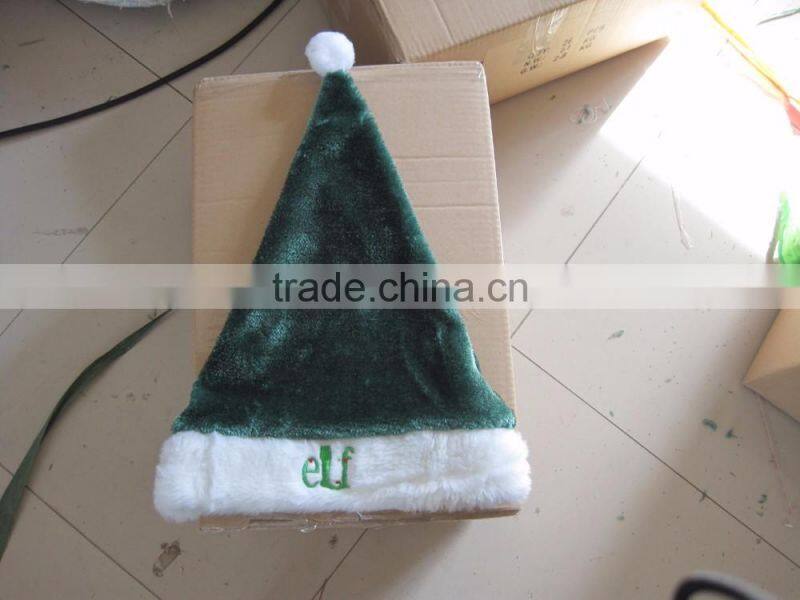 Green ELF Plush Chrismas hat