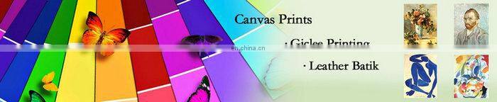 Chinese style waterproof 3d wall canvas calligraphy art oil painting for living room