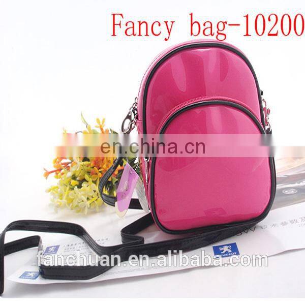 Girls Shiny Colorful Vinyl Aslant Bag