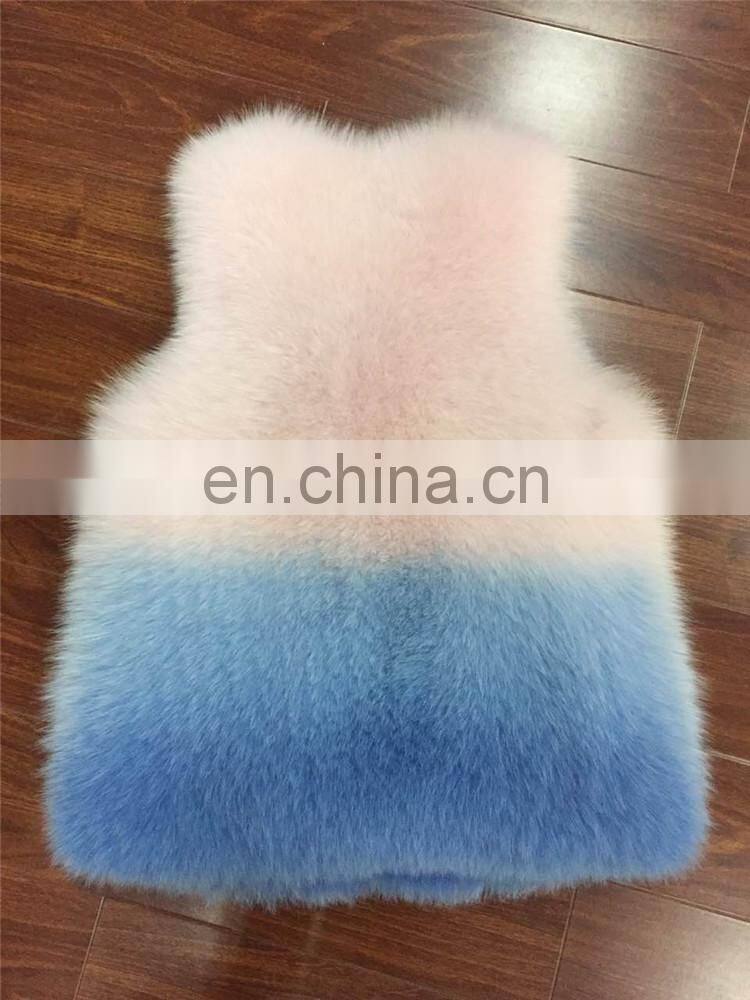 2016 Winter Top Sell Women's Gilet Fashion Luxurious Real Fur Vest