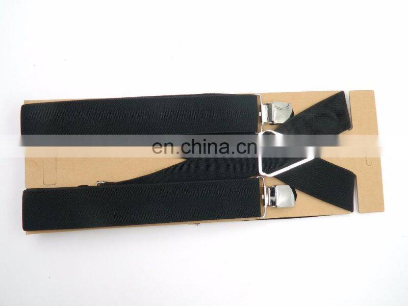 Top high quality X Style Various colors elastic suspenders for boys and girls