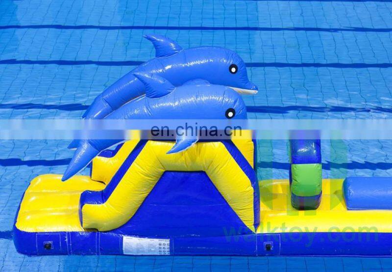 HI CE pvc tarpaulin inflatable lobster pool float commercial water dolphin floating park