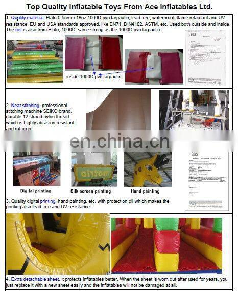 Ocean Theme New Designed Inflatable Combo Games