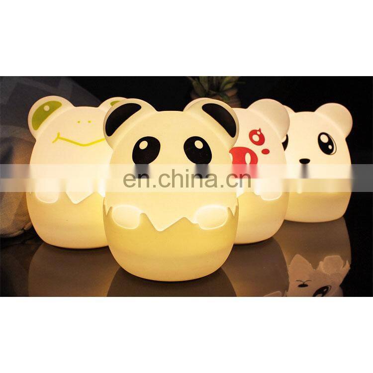 Night lighting lamp portable LED night light cute design bedside eye caring lamp