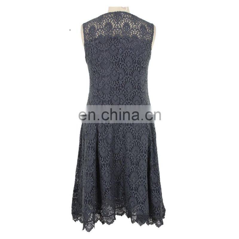 Crochet Lace Dress Women Evening Dress Occasion Wear