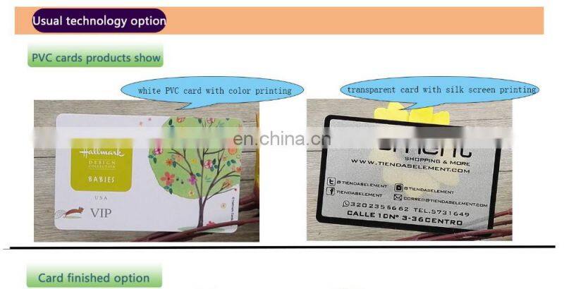 Wholesale Alibaba Quality Plastic PVC Name Card Transparent Business Card Printing