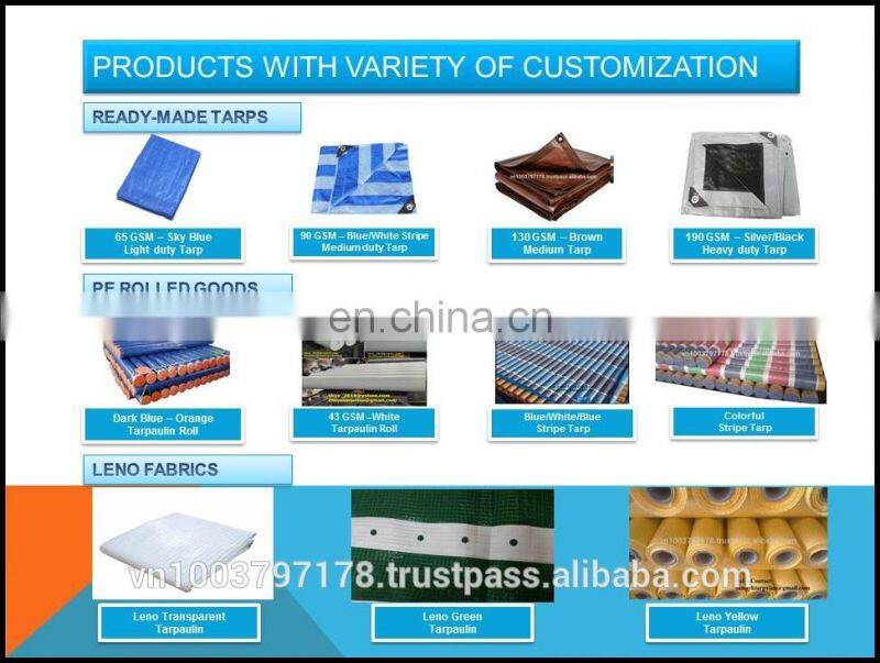 BLUE ROLL-UP TARPAULIN / WATERPROOF, ROTPROOF