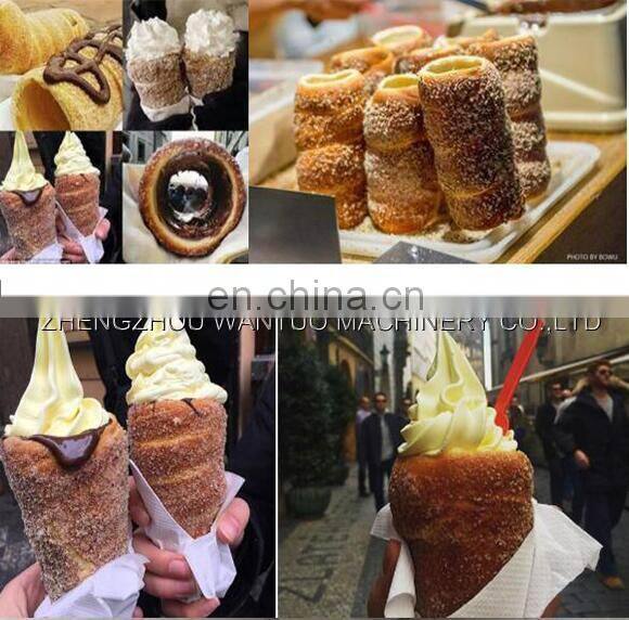 New food chimney cake oven machine/Donut ice cream cone machine