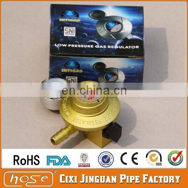 Kenya Ghana Cheap Good Quality 8mm 20mm Silver LPG Gas Cylinder Regulator LPG Gas Valve Regulator LPG Gas Regulator With Meter
