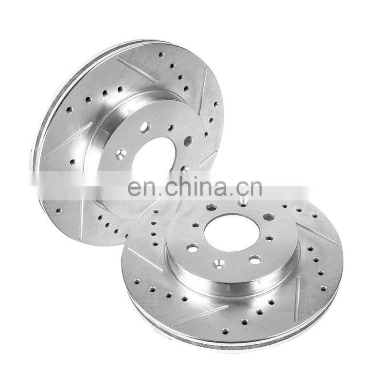 Front & Rear Brake Disc Rotors Ceramic Pads For 1999 2000 HONDA CIVIC Si COUPE 45251S5DA10 45251SCC901