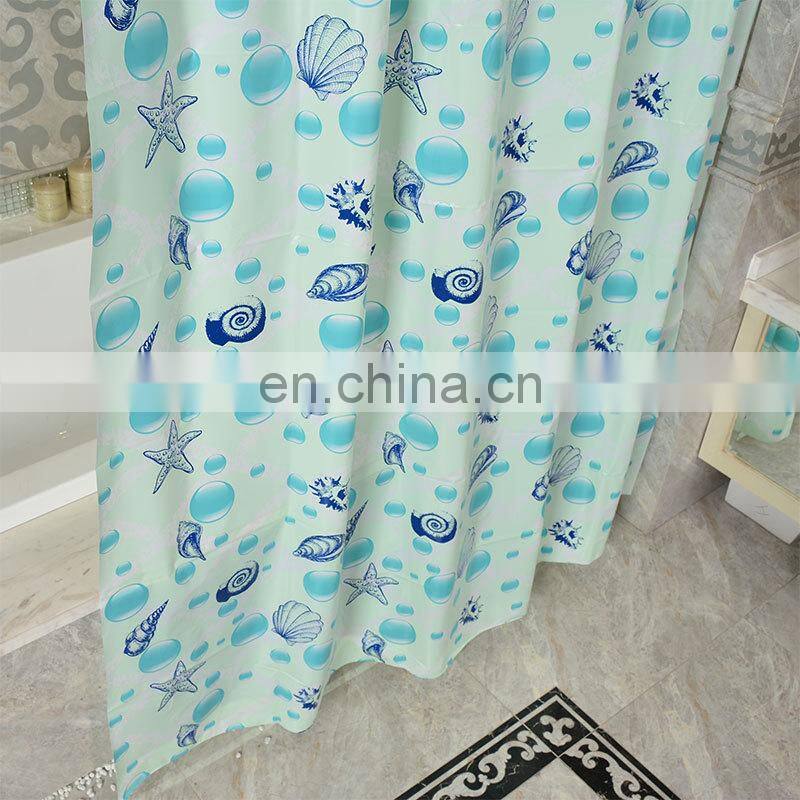 Wholesale New Fancy Designs Bathroom Eyelet Shower Curtain