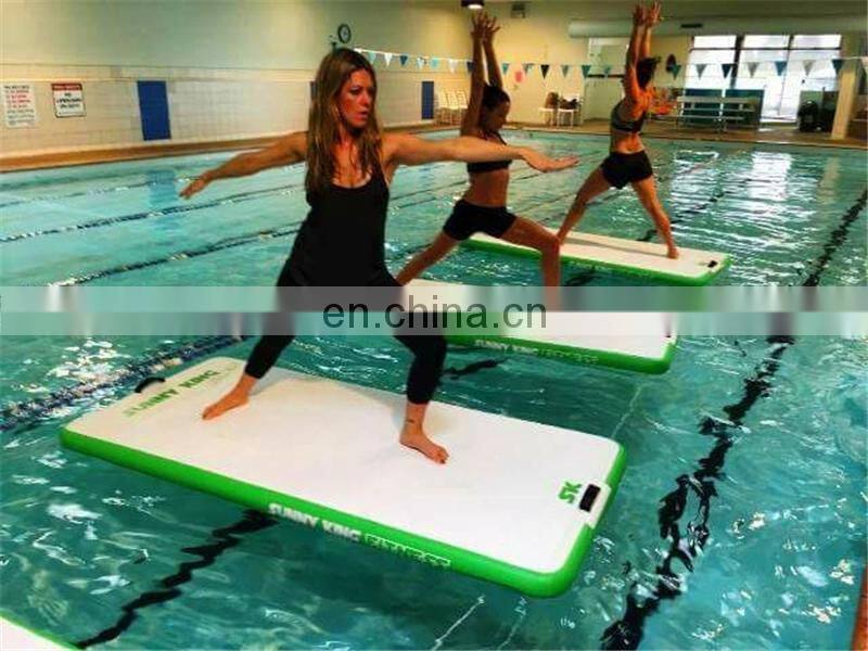 Wholesale cheap price DWF air block mat, Yoga exercise tumbling mat for GYM fitness