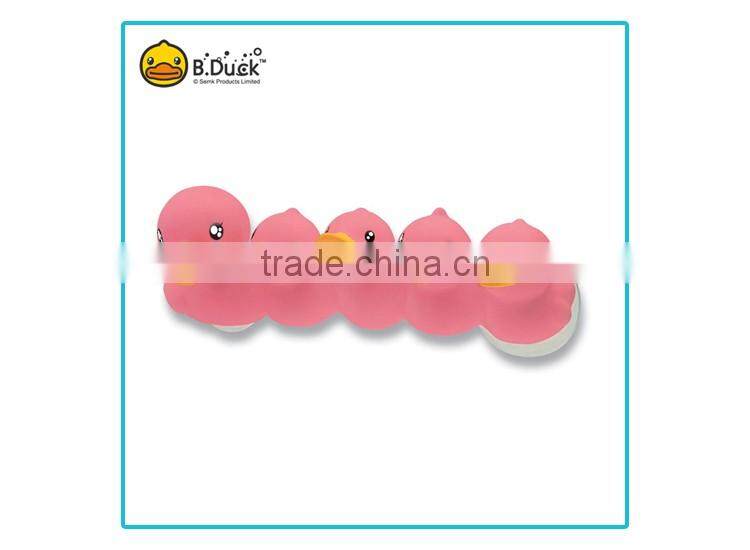 Cute unique duck shaped plastic pvc toothbrush holder for kids