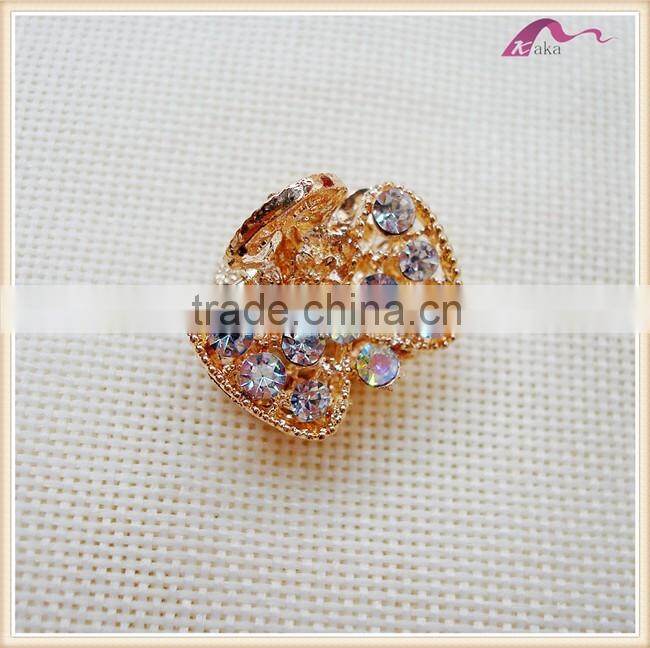 Fashion Style Mini Crystal Women Hair Bow Claws Clips