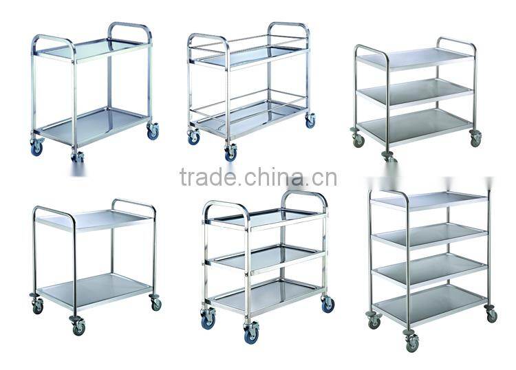 Quality and good price foldable restaurant hotel service cart