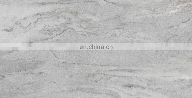 Foshan 750x1500mm big size 12mm thick grey color marble porcelain tiles for floor and wall JM758198F