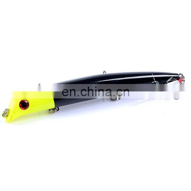6 colors 12.8cm 15.4g bionic bait plastic hard bait hot selling fishing gear wholesale Topwater Fishing Popper