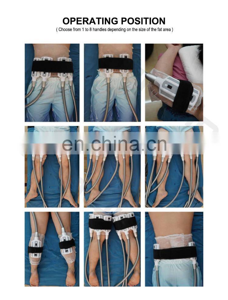 Multi-functional 360 cryo plates Fat Freezing Cellulite Removal Slimming Machine with 8 Pcs Cryo Pads