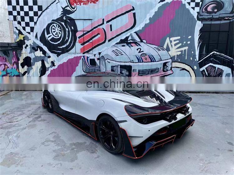 Runde Dry Carbon Fiber Kits For 16-19 Mclaren 720S Upgrade Mansory Style Body Kit Front Bumper Rear Bumper Side Skirts Fender