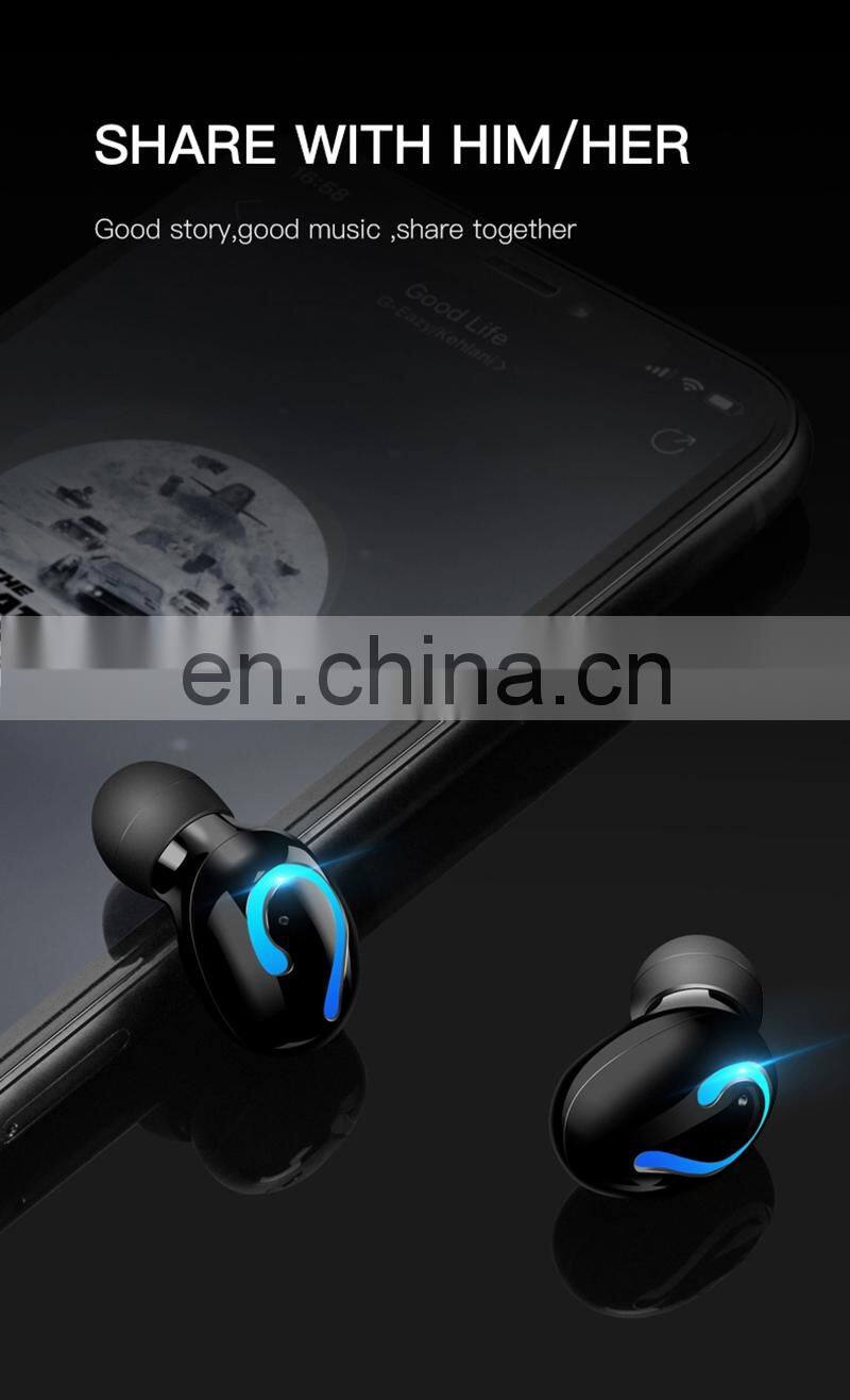 Q32 tws 5.0 noise cancelling waterproof tws wireless earbuds 1500mah power bank earphone