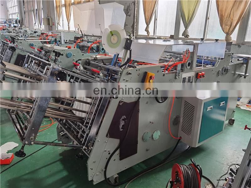 HBM800 Automatic disposable snack hotdog kraft Paper Box making machine, recycle fast food pizza packing box forming equipment