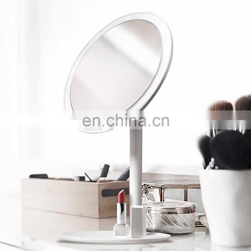 Xiaomi Mijia AMIRO Mirror Dimmable Adjustable Countertop 60 Degree 2000mAh Rotating Daylight Cosmetic Makeup Led Mirror