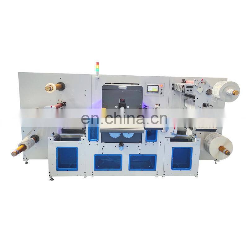UTM320H High Speed Roll to Roll Automatic Flat bed self-adhesive label sticker Die Cutting Machine